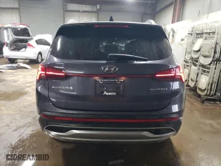 2022 Hyundai Santa Fe Hybrid Limited with VIN KM8S5DA19NU033289, listed as a Copart auction lot 44974384 with 29,240 mi miles. Bid and sale history available at carsss.com. Image 6.