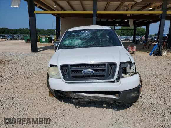 2005 Ford F-150 XLT with VIN 1FTPW14535FA80553, listed as a Copart auction lot 59230285 with 242,408 mi miles and Salvage title. Bid and sale history available at DreamBid. Image 5.