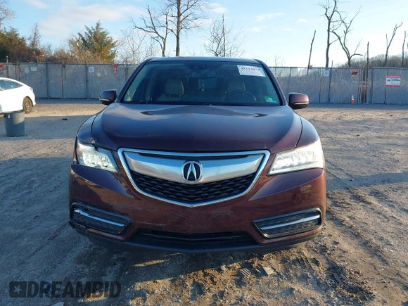 2015 Acura MDX Technology with VIN 5FRYD3H4XFB001083, listed as a IAAI auction lot 41213071 with 136,659 mi miles and . Bid and sale history available at DreamBid. Image 12.