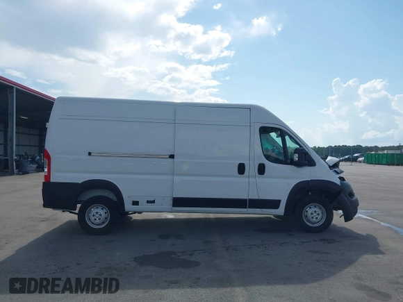 2023 Ram ProMaster Cargo with VIN 3C6MRVHG7PE509176, listed as a IAAI auction lot 42069332 with 72,976 mi miles. Bid and sale history available at carsss.com. Image 14.