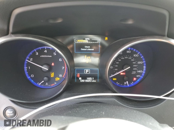 2019 Subaru Outback Premium with VIN 4S4BSAFC1K3345254, listed as a Copart auction lot 56785595 with 91,820 mi miles and Salvage title. Bid and sale history available at DreamBid. Image 9.