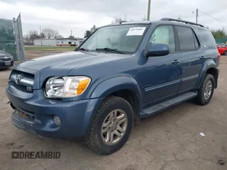 2006 Toyota Sequoia SR5 with VIN 5TDBT44A46S272938, listed as a IAAI auction lot 40974081 with 250,478 mi miles and . Bid and sale history available at DreamBid. Image 16.