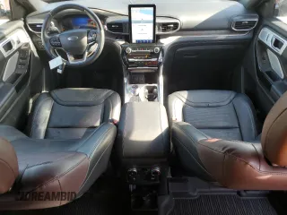 2022 Ford Explorer Platinum with VIN 1FM5K8HW2NNA11076, listed as a Copart auction lot 87486124 with 13,529 mi miles and Salvage Title. Bid and sale history available at carsss.com. Image 8.