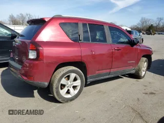 2016 Jeep Compass Sport with VIN 1C4NJDBB2GD663405, listed as a Copart auction lot 46676575 with Not provided miles and Salvage title. Bid and sale history available at DreamBid. Image 3.