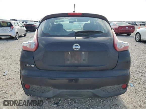 2016 Nissan Juke S with VIN JN8AF5MR4GT600316, listed as a Copart auction lot 55077195 with 94,702 mi miles and Salvage Title. Bid and sale history available at DreamBid. Image 6.