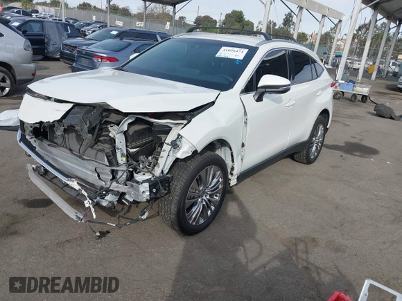 2022 Toyota Venza LE with VIN JTEAAAAH7NJ100573, listed as a IAAI auction lot 41056474 with 29,748 mi miles and . Bid and sale history available at DreamBid. Image 2.