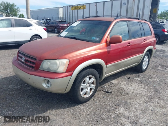 2003 Toyota Highlander z VIN JTEGD21A630057633, wystawiony jako IAAI lot #42308391 z przebiegiem Nie podano mil oraz . Historia ofert i sprzedaży dostępna na DreamBid. Obrazek 2.