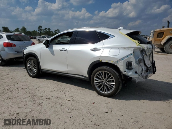 2022 Lexus NX 350h Luxury with VIN JTJHKCEZ9N2005048, listed as a Copart auction lot 71649334 with 23,066 mi miles and Salvage Title. Bid and sale history available at DreamBid. Image 2.