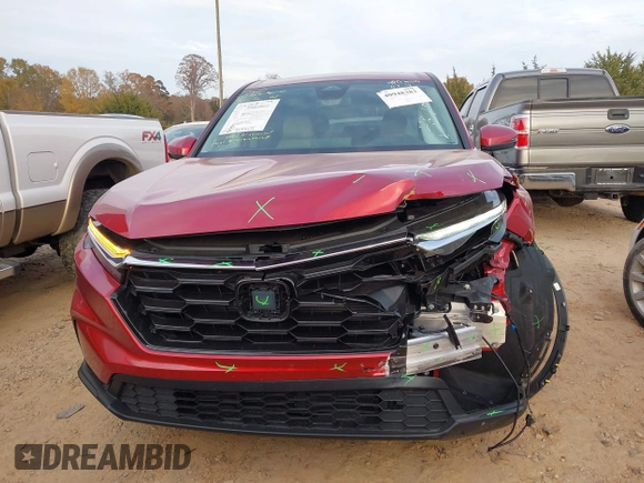 2025 Honda CR-V EX with VIN 2HKRS4H40SH404535, listed as a IAAI auction lot 40948382 with 5,102 mi miles and . Bid and sale history available at DreamBid. Image 12.