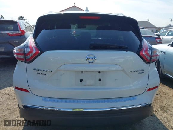 2017 Nissan Murano S with VIN 5N1AZ2MH2HN153270, listed as a IAAI auction lot 41720819 with 141,555 mi miles and . Bid and sale history available at DreamBid. Image 16.