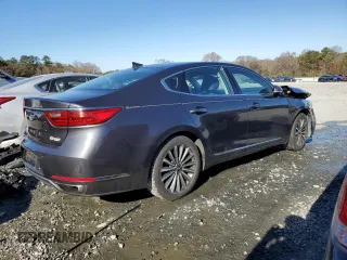 2017 Kia Cadenza Premium with VIN KNALB4J15H5039328, listed as a Copart auction lot 85737924 with 84,686 mi miles and Salvage Title. Bid and sale history available at carsss.com. Image 3.