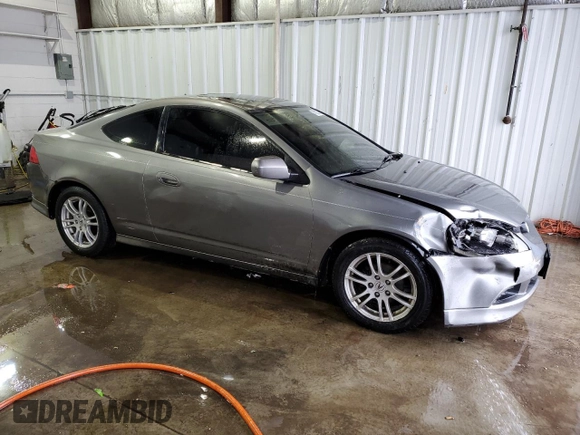 2005 Acura RSX with VIN JH4DC54865S009074, listed as a Copart auction lot 45227855 with 193,375 mi miles and Salvage title. Bid and sale history available at DreamBid. Image 4.