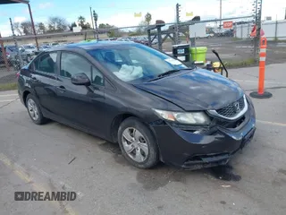 2013 Honda Civic LX with VIN 19XFB2F5XDE224067, listed as a IAAI auction lot 41735532 with 121,290 mi miles and . Bid and sale history available at DreamBid. Image 1.