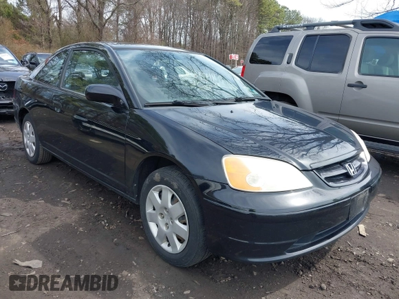 2002 Honda Civic EX with VIN 1HGEM22992L043143, listed as a IAAI auction lot 41937821 with 146,263 mi miles. Bid and sale history available at carsss.com. Image 6.