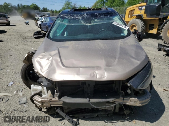 2020 Ford Edge Titanium with VIN 2FMPK3K90LBA24089, listed as a Copart auction lot 55048475 with 63,162 mi miles and Salvage title. Bid and sale history available at DreamBid. Image 5.