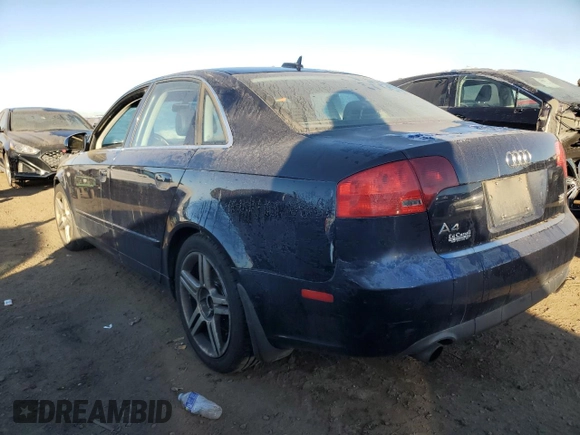2005 Audi A4 3.2L with VIN WAUDG68E55A510438, listed as a Copart auction lot 83789484 with 136,393 mi miles and Clean Title. Bid and sale history available at carsss.com. Image 2.