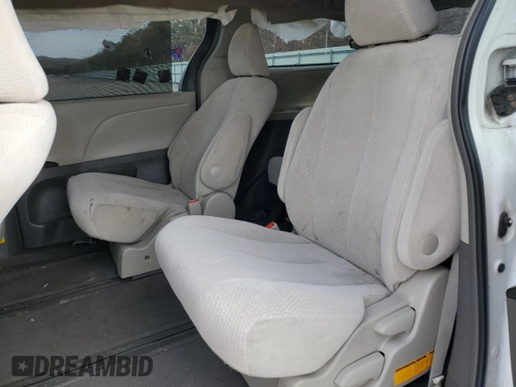2012 Toyota Sienna LE with VIN 5TDJK3DC5CS040337, listed as a Copart auction lot 50701935 with 201,024 mi miles and Salvage Title. Bid and sale history available at carsss.com. Image 12.