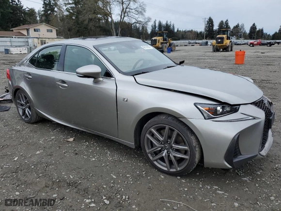 2017 Lexus IS with VIN JTHBA1D24H5052722, listed as a Copart auction lot 46131085 with 0 mi miles and Salvage Title. Bid and sale history available at carsss.com. Image 4.