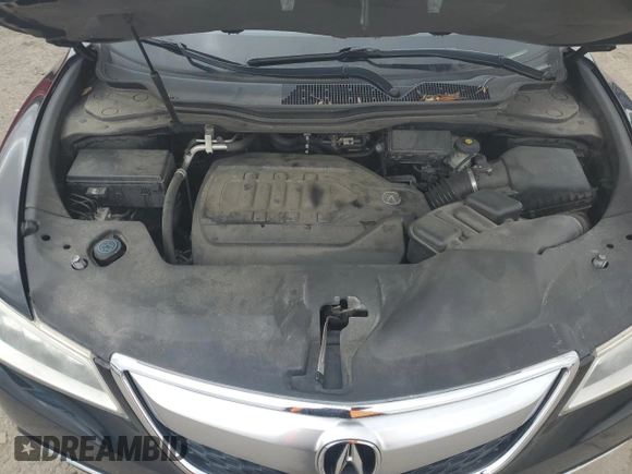 2015 Acura MDX with VIN 5FRYD4H28FB017710, listed as a Copart auction lot 48606695 with 97,143 mi miles and Salvage title. Bid and sale history available at DreamBid. Image 12.