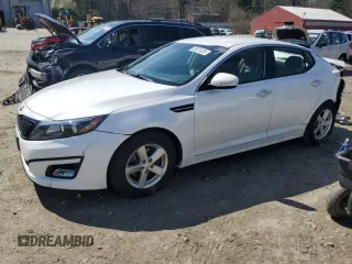 2014 Kia Optima LX z VIN KNAGM4A78E5499580, wystawiony jako Copart lot #53971525 z przebiegiem 75 027 mil mil oraz Czysty tytuł • Clean title. Historia ofert i sprzedaży dostępna na DreamBid. Obrazek 1.