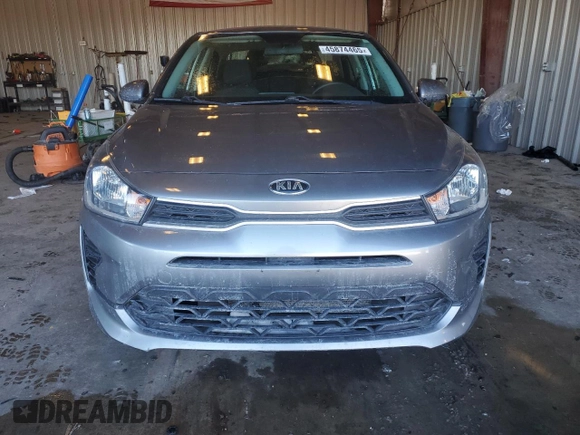 2021 Kia Rio LX with VIN 3KPA24AD5ME366587, listed as a Copart auction lot 45874465 with 76,454 mi miles and Salvage Title. Bid and sale history available at carsss.com. Image 5.