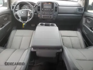 2021 Nissan Titan SV with VIN 1N6AA1EE2MN507967, listed as a Copart auction lot 45288265 with 53,293 mi miles and Salvage title. Bid and sale history available at DreamBid. Image 8.