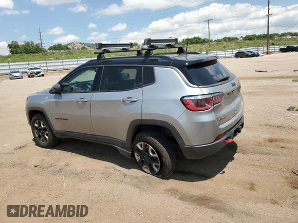 2017 Jeep Compass Trailhawk with VIN 3C4NJDDB1HT646751, listed as a Copart auction lot 62583555 with 99,974 mi miles and Salvage title. Bid and sale history available at DreamBid. Image 2.