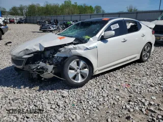 2015 Kia Optima EX z VIN KNAGN4AD2F5085263, wystawiony jako Copart lot #54663385 z przebiegiem Nie podano mil oraz Szkoda całkowita • Salvage title. Historia ofert i sprzedaży dostępna na DreamBid. Obrazek 1.