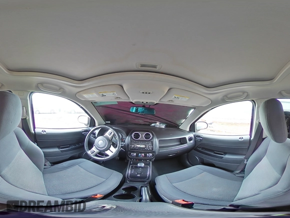 2011 Jeep Compass Latitude with VIN 1J4NT1FB9BD171458, listed as a Copart auction lot 85221314 with 116,813 mi miles and Salvage Title. Bid and sale history available at carsss.com. Image 14.