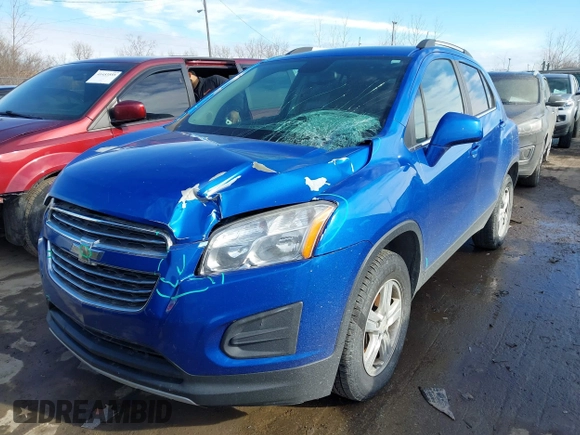 2016 Chevrolet Trax LT with VIN KL7CJPSB2GB542570, listed as a IAAI auction lot 41448934 with 160,468 mi miles and . Bid and sale history available at DreamBid. Image 17.