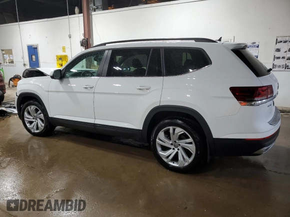 2021 Volkswagen Atlas SE z VIN 1V2KR2CA2MC546509, wystawiony jako Copart lot #57641175 z przebiegiem 43 620 mil mil oraz Szkoda całkowita • Salvage title. Historia ofert i sprzedaży dostępna na DreamBid. Obrazek 2.