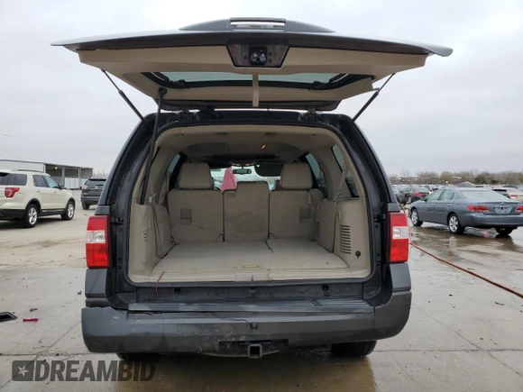 2007 Ford Expedition Limited with VIN 1FMFU19577LA00486, listed as a Copart auction lot 86441944 with 197,299 mi miles and Clean Title. Bid and sale history available at carsss.com. Image 6.