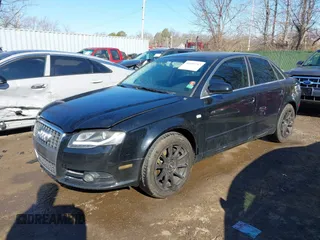 2008 Audi A4 2.0T with VIN WAUDF78EX8A022339, listed as a IAAI auction lot 41644742 with 231,242 mi miles. Bid and sale history available at carsss.com. Image 17.