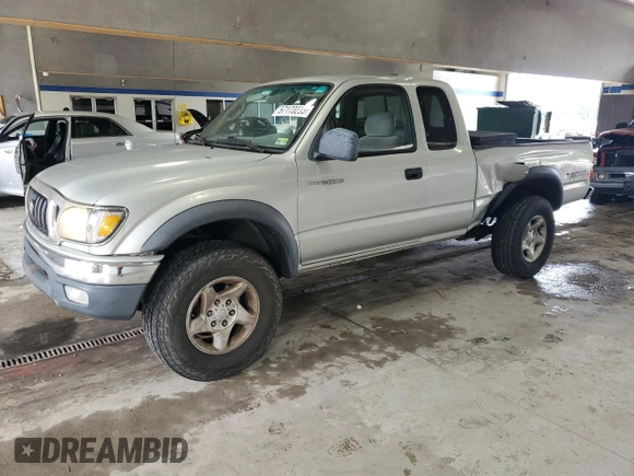 2002 Toyota Tacoma PreRunner with VIN 5TESM92N32Z109856, listed as a Copart auction lot 57173235 with 239,797 mi miles and Salvage title. Bid and sale history available at DreamBid. Image 1.