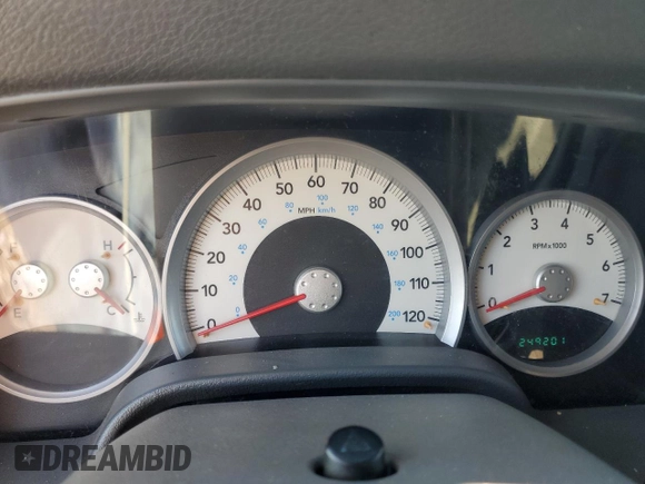 2008 Dodge Durango SLT with VIN 1D8HD48N38F109044, listed as a Copart auction lot 72794694 with 249,201 mi miles and Salvage title. Bid and sale history available at DreamBid. Image 9.