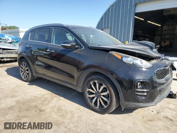 2018 Kia Sportage EX with VIN KNDPN3AC1J7384535, listed as a Copart auction lot 56664255 with 109,560 mi miles and Salvage title. Bid and sale history available at DreamBid. Image 4.