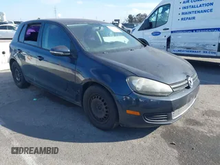 2012 Volkswagen Golf with VIN WVWDB7AJ1CW220454, listed as a IAAI auction lot 41627406 with 95,228 mi miles and . Bid and sale history available at DreamBid. Image 1.