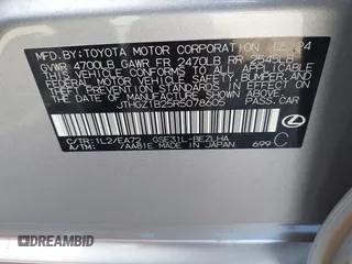 2024 Lexus IS 350 F Sport z VIN JTHGZ1B25R5078605, wystawiony jako IAAI lot #42130150 z przebiegiem 10 540 mil mil oraz . Historia ofert i sprzedaży dostępna na DreamBid. Obrazek 9.