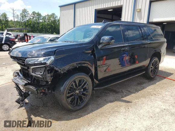 2021 Chevrolet Suburban RST with VIN 1GNSKEKT7MR469473, listed as a Copart auction lot 67479964 with 59,192 mi miles and Salvage Title. Bid and sale history available at carsss.com. Image 1.