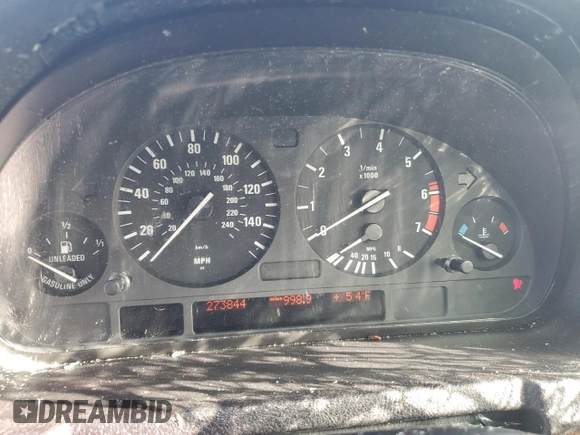 2002 BMW X5 3.0i with VIN 5UXFA53532LV73177, listed as a Copart auction lot 49886715 with 273,844 mi miles and Salvage Title. Bid and sale history available at carsss.com. Image 9.