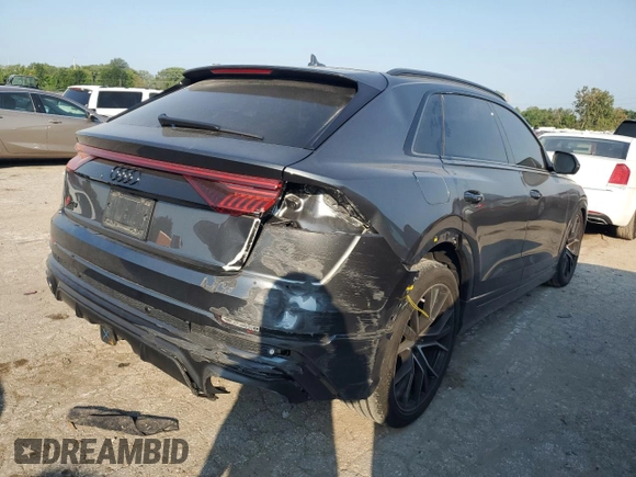 2021 Audi SQ8 Premium Plus z VIN WA1AWBF18MD034582, wystawiony jako Copart lot #65958394 z przebiegiem 23 737 mil mil oraz Szkody całkowita. Historia ofert i sprzedaży dostępna na DreamBid. Obrazek 3.