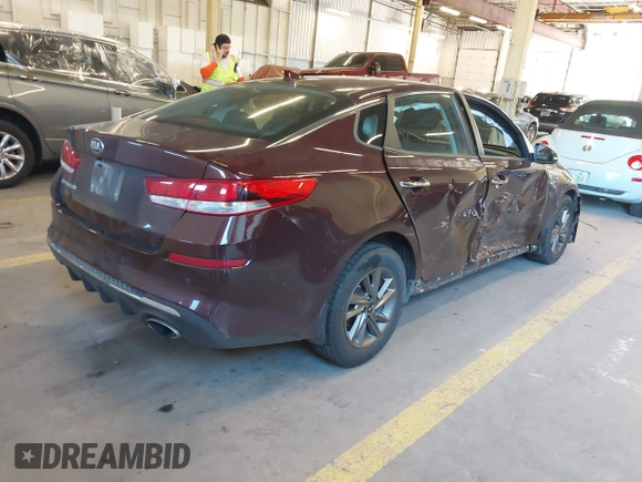 2020 Kia Optima LX with VIN 5XXGT4L3XLG420838, listed as a IAAI auction lot 42057782 with 93,573 mi miles and . Bid and sale history available at DreamBid. Image 4.