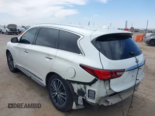 2019 Infiniti QX60 LUXE with VIN 5N1DL0MN5KC503552, listed as a IAAI auction lot 41780408 with 73,148 mi miles. Bid and sale history available at carsss.com. Image 3.