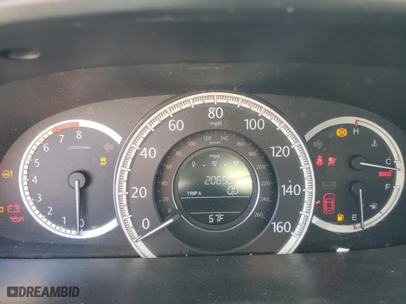 2014 Honda Accord Sedan EX-L with VIN 1HGCR3F80EA004408, listed as a Copart auction lot 47467595 with 206,507 mi miles and Salvage Title. Bid and sale history available at carsss.com. Image 9.