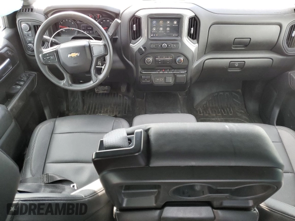 2021 Chevrolet Silverado 1500 Work Truck with VIN 1GCUYAEF6MZ240376, listed as a Copart auction lot 87889315 with 83,680 mi miles and Salvage Title. Bid and sale history available at DreamBid. Image 8.