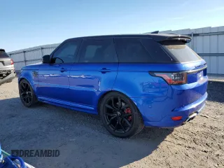 2019 Land Rover Range Rover Sport SVR with VIN SALWZ2SE9KA872333, listed as a Copart auction lot 42719595 with 28,087 mi miles and Clean Title. Bid and sale history available at DreamBid. Image 2.