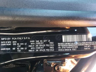 2018 FIAT 500X Pop with VIN ZFBCFXAB9JP673935, listed as a Copart auction lot 88109725 with 50,869 mi miles and Salvage title. Bid and sale history available at DreamBid. Image 13.