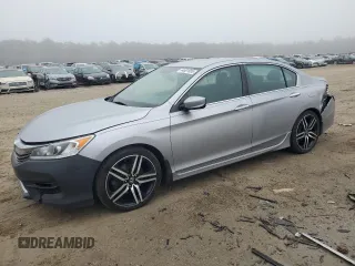 2016 Honda Accord Sport z VIN 1HGCR2F51GA075636, wystawiony jako Copart lot #44601085 z przebiegiem 146 754 mil mil oraz Szkoda całkowita • Salvage title. Historia ofert i sprzedaży dostępna na DreamBid. Obrazek 1.