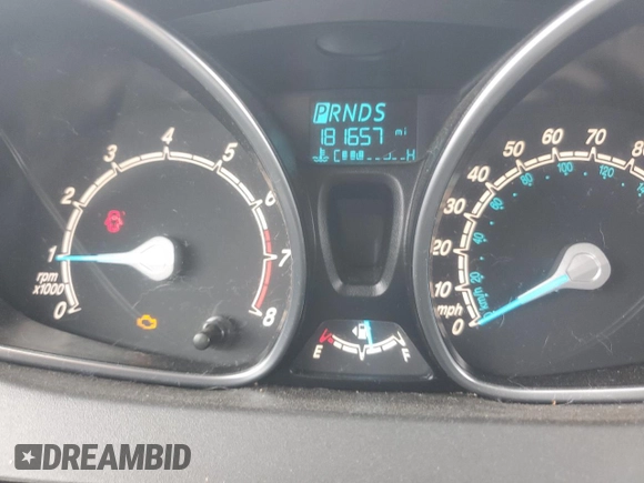 2016 Ford Fiesta SE with VIN 3FADP4EJ7GM136841, listed as a Copart auction lot 53201685 with 181,657 mi miles and Salvage Title. Bid and sale history available at DreamBid. Image 9.
