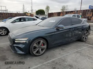 2024 Genesis G70 Sport Advanced с VIN KMTG54SE2RU137450, выставлен на аукционе Copart как лот 50417765 с пробегом 20 785 миль миль и Списание • Salvage title. История ставок и продаж доступна на DreamBid. Изображение 1.